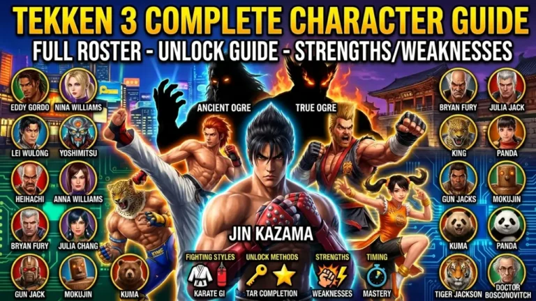 Tekken 3 All Characters List
